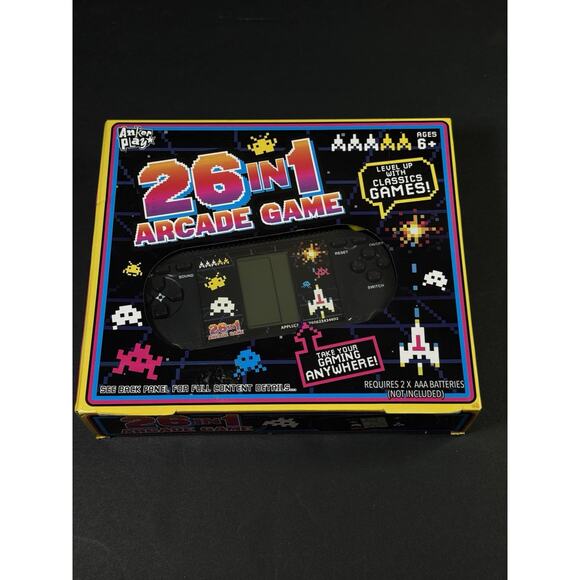 Anker play 26 in 1 Arcade games includes Tank Wars, handheld game Console - Picture 1 of 8